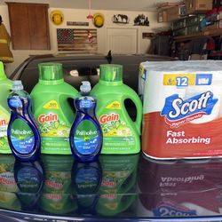 Gain detergent & fabric softener bundle