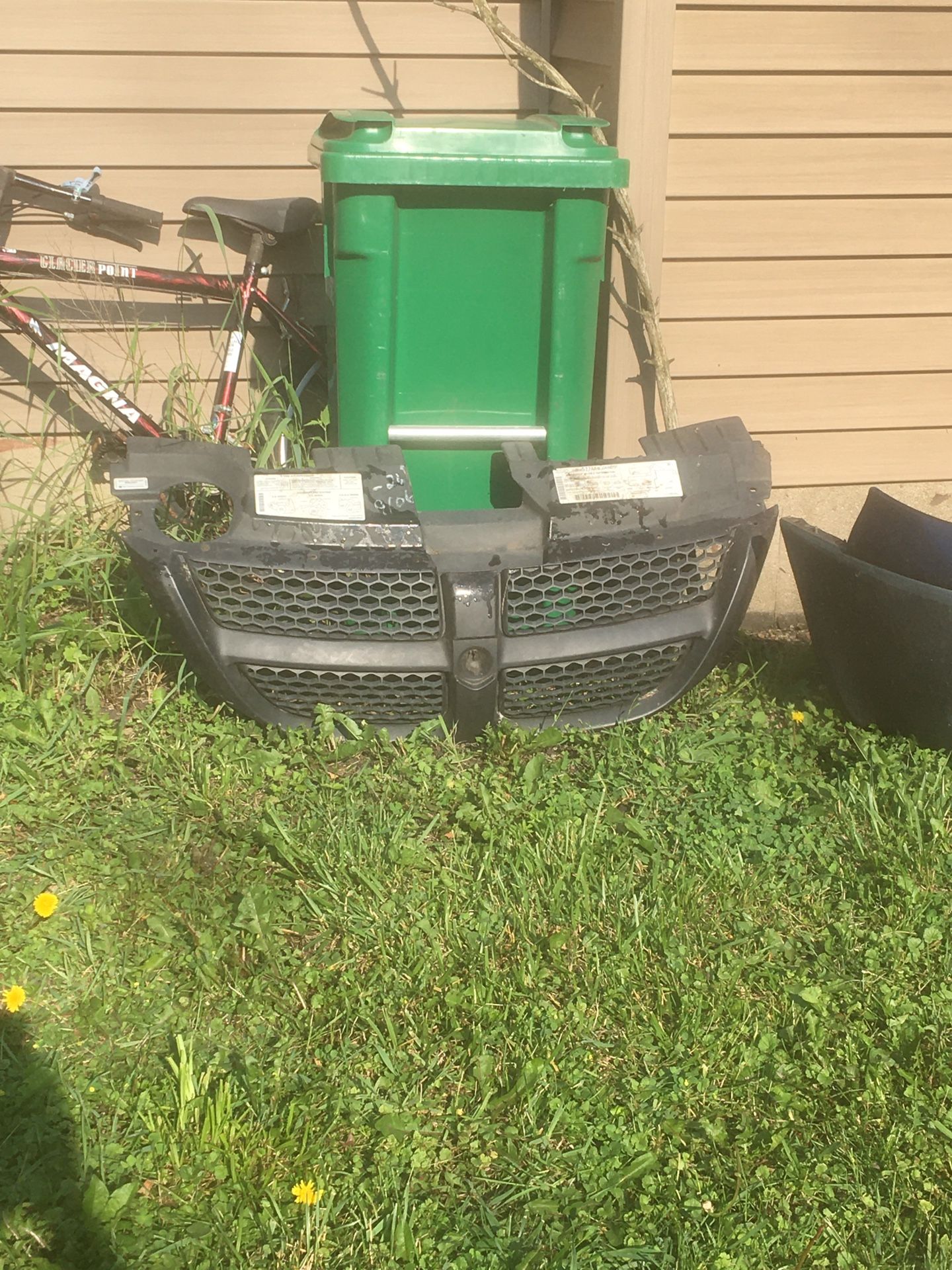2001/2004 Dodge Caravan Front Bumper Cover and Grill.