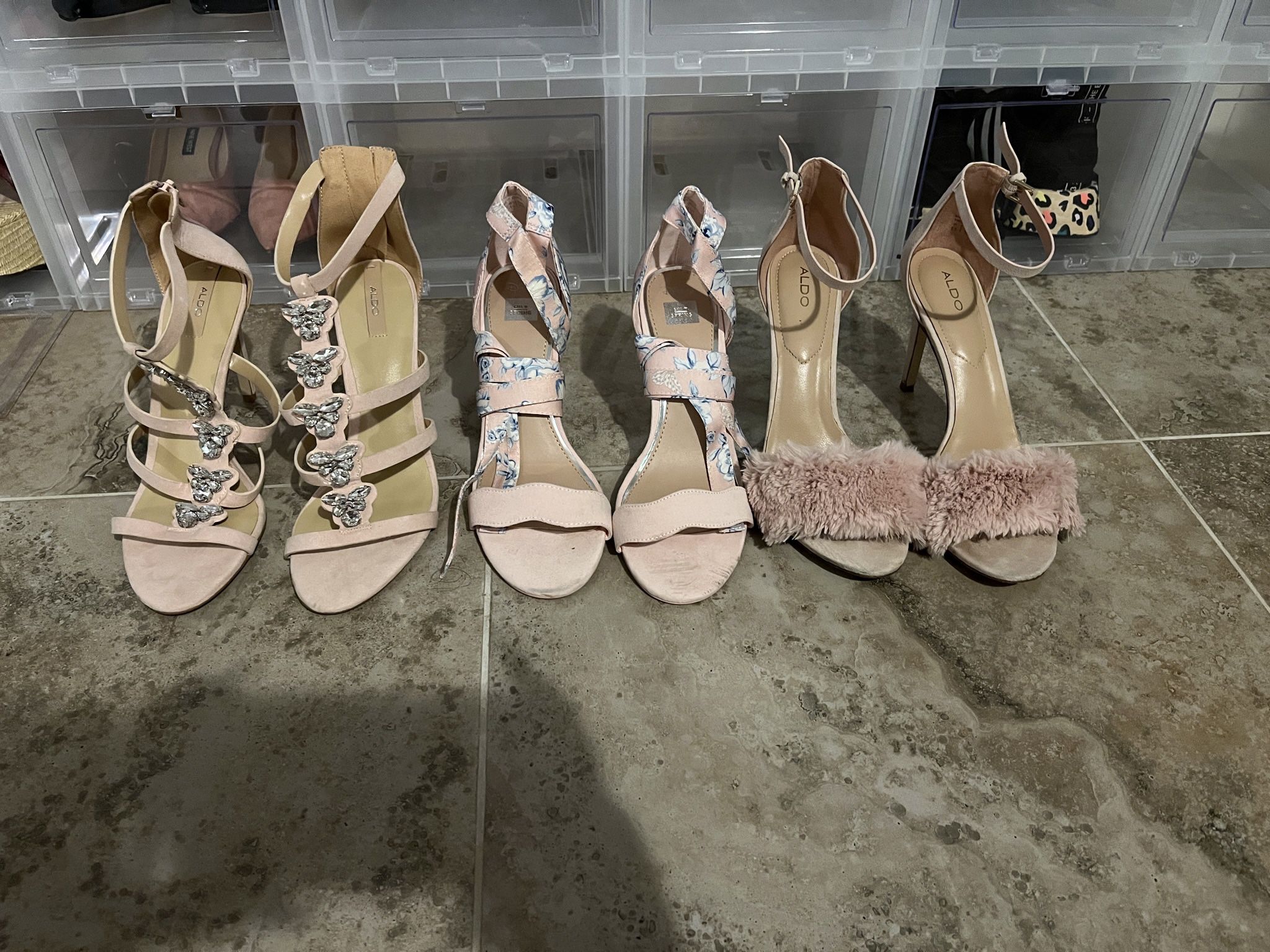 Pink & Blush Heels (Size 8)