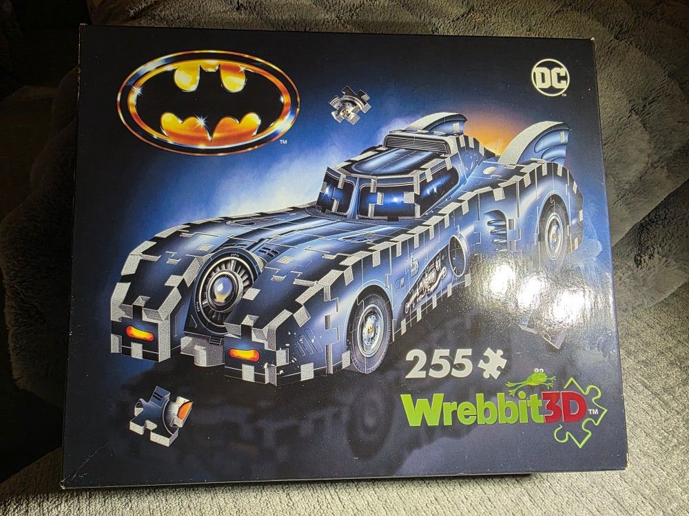 Wrebbit 3D Batmobile Jigsaw Puzzle *NEW*