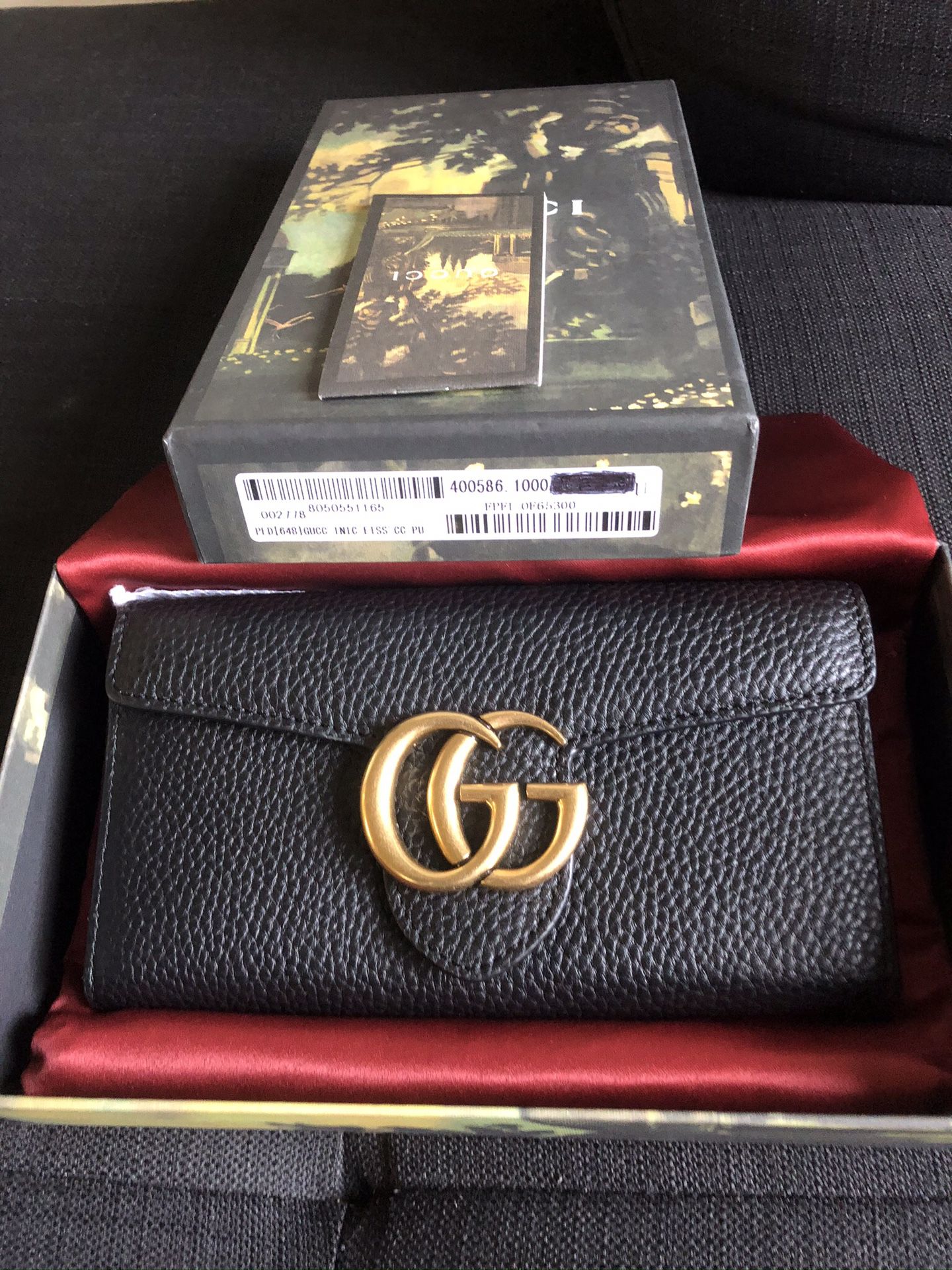 Gucci leather GG wallet