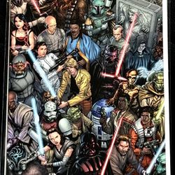 Star Wars 25 1:25 Ratio Steve McNiven Variant-NM