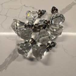 Cut Glass Dresser Knobs