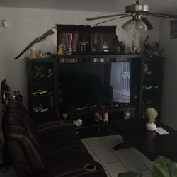 Leather Seats & TV Entertainment Center