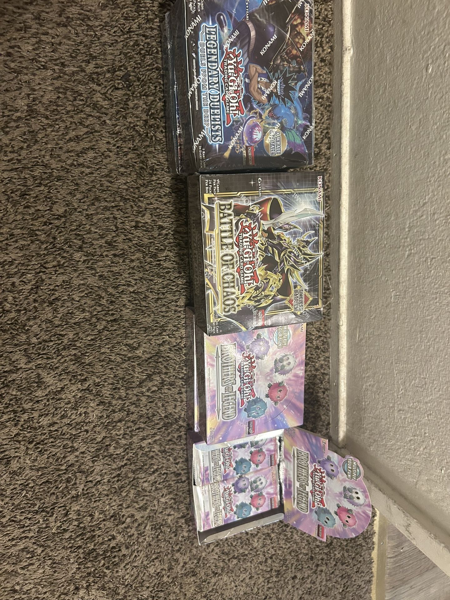 Sealed Yugioh Booster Boxes 