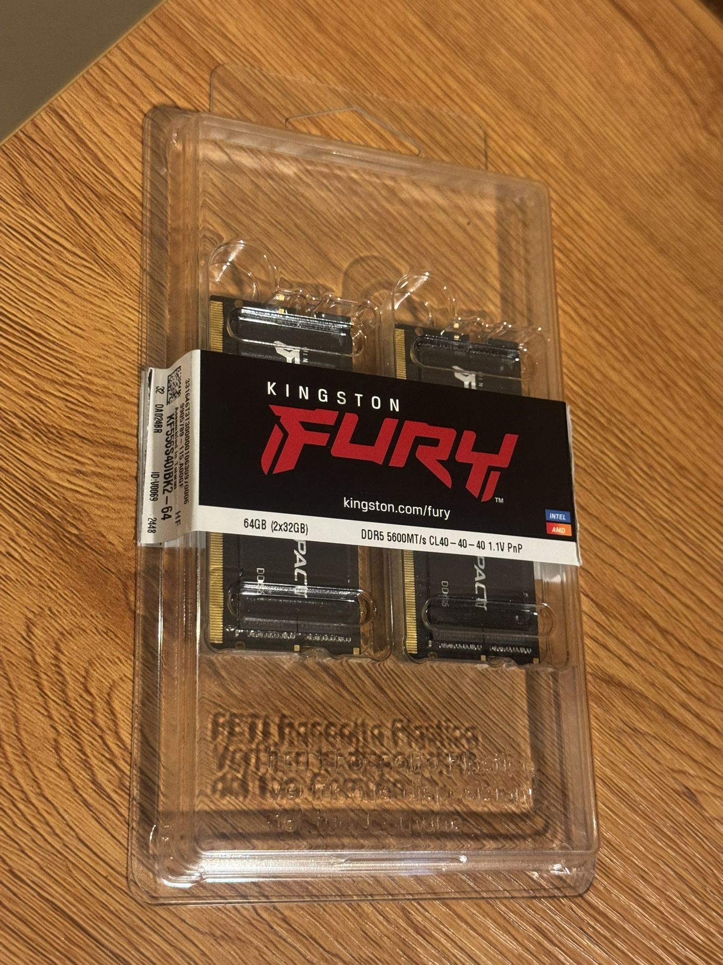 Kingston FURY Impact 64GB (2x32GB) 5600 DDR5 CL40 Laptop Memory *BRAND NEW*