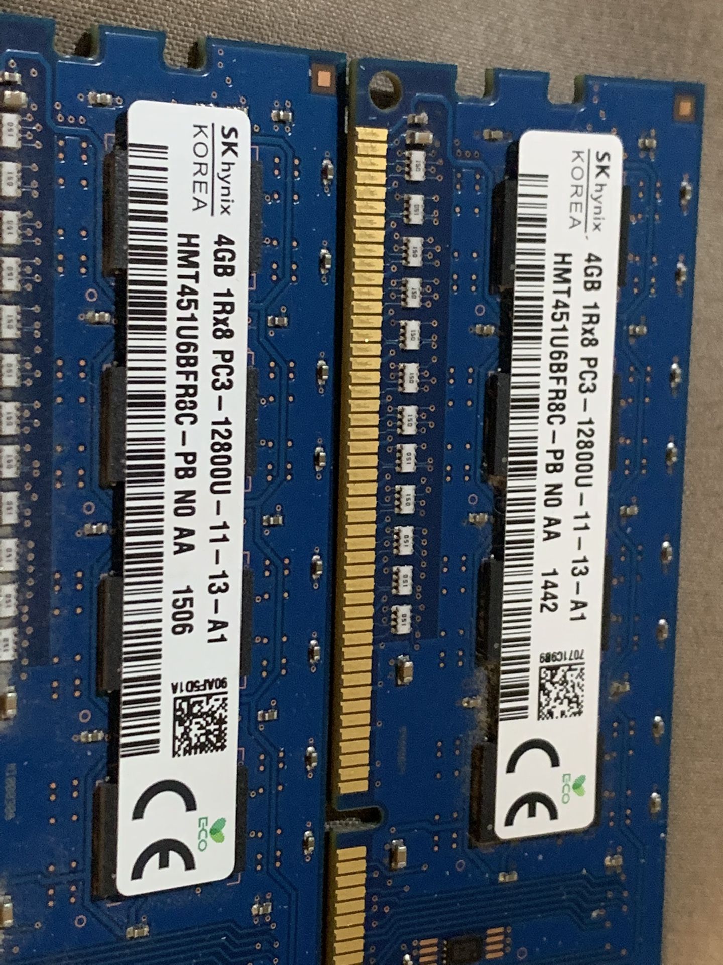 8GB DDR3 Desktop Ram