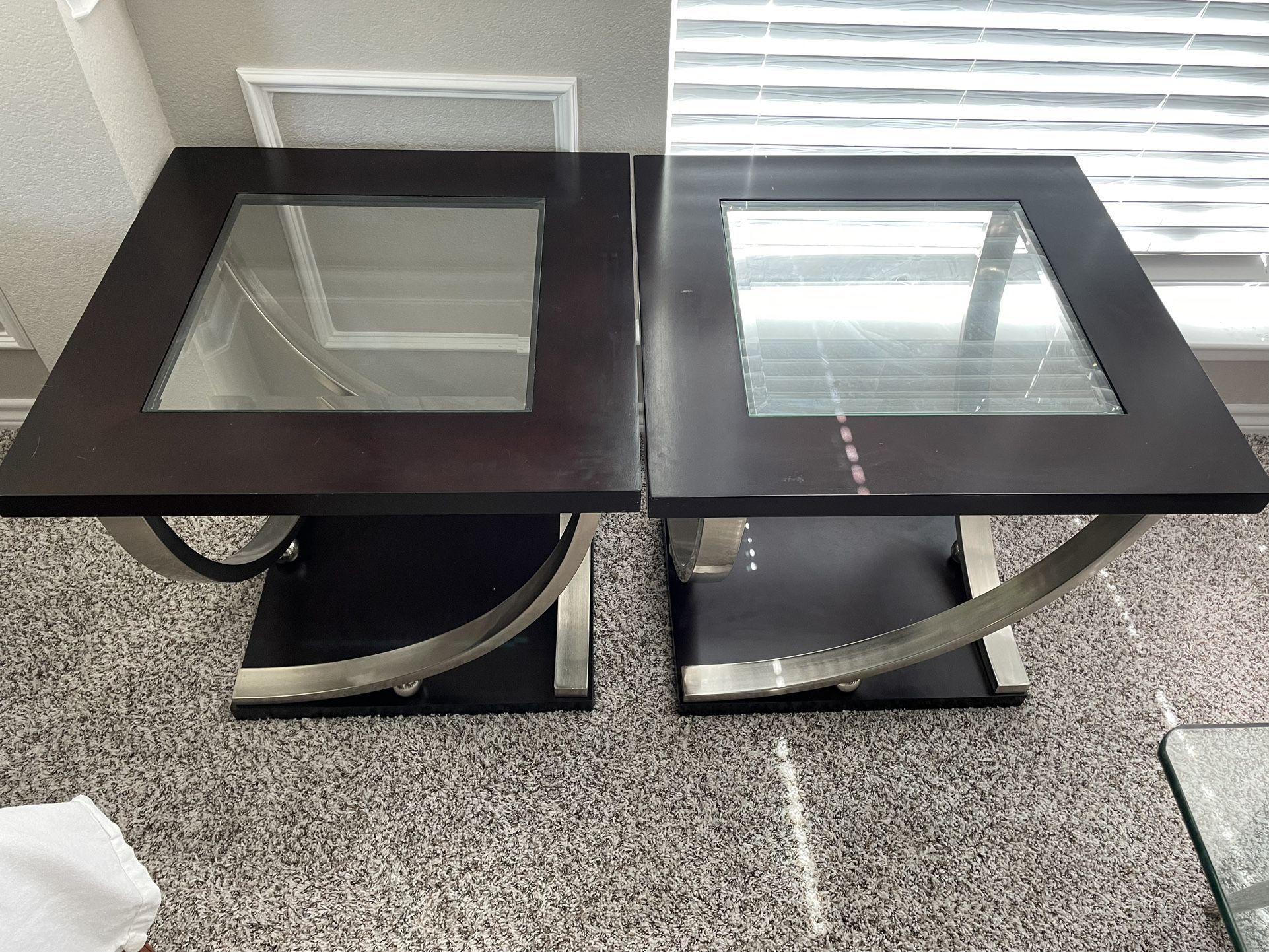 Two Living Room End Tables
