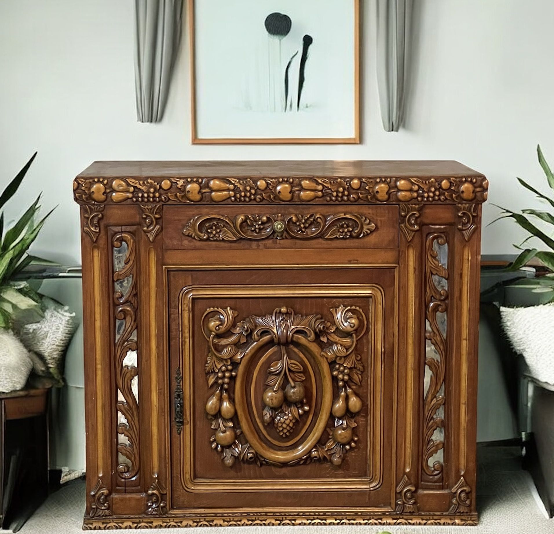 Antique Wood Cabinet