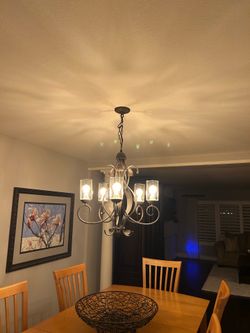 Entryway and Dining Room Chandeliers
