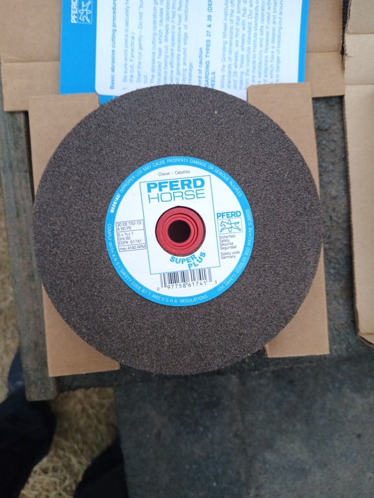 Grinding Wheels 60 Grit Reg 50 Dollars Will Sell For 10 Bucks A Peice