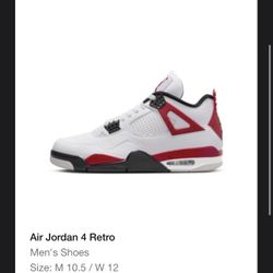 Jordan 4 Retro Red Cement