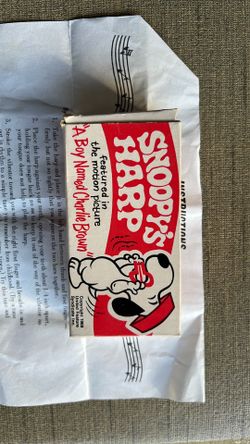 Vintage 1969 Trophy Music Co. Snoopy’s Jaw Harp
