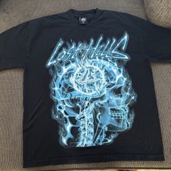 Lost Hills Black Graphic T Shirt Mens Size: XL