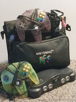 Nintendo 64 Bundle w/ Carrying Case