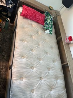 Twin Bed Frame with Mattress