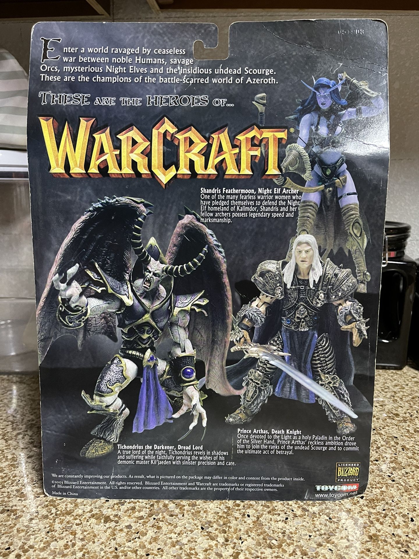 Warcraft Series 1 Prince Arthas Death Knight 2003 Blizzard Toys