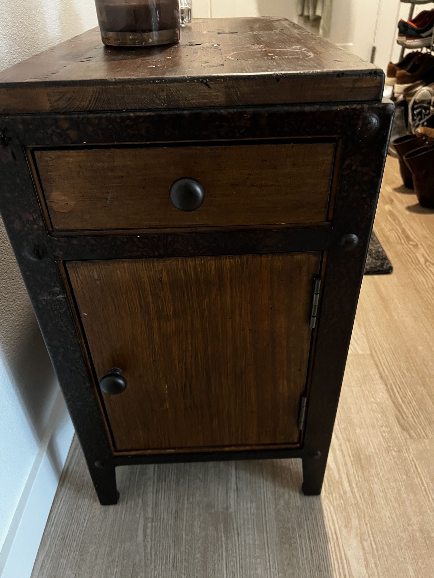 Small Skinny Shelf With Drawer