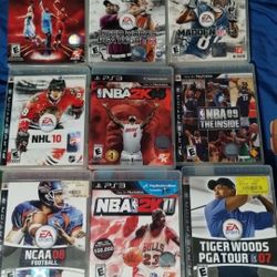 PS3 Sport Games, $3 Each