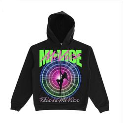Mi Vice By Evil Vice Hoodie “neon Lights” 