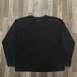 ALL saints Black Long Sleeve Shirt