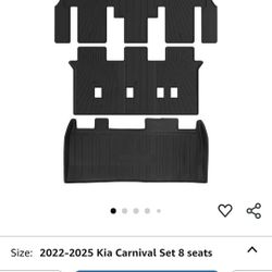 2023 Kia Carnival All Weather Mats