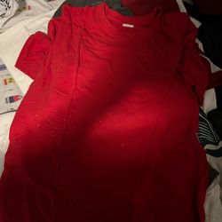 Plain Red Shirt