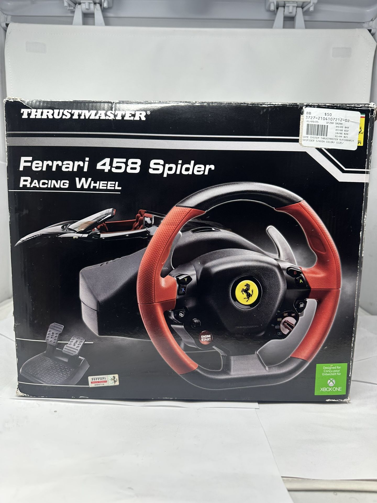 Thrustmaster Ferrari 458 Spider Racing Wheel Xbox One