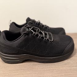 Orthofeet Black Mesh Lace-Up Low Top Athletic Sneakers for Men - Size 13