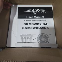 8 Marine Grade Subwoofer