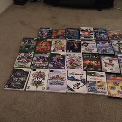 Lot Of Games Ps2 PS3 Wii And More 