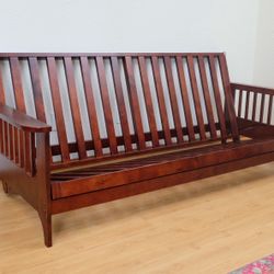 Wooden Sofa bed With Futon Mattress