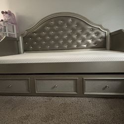 bed with frame