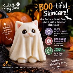 Goats Milk Cat Ghost Soap