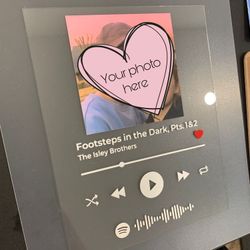 Spotify Plaque With Your Own Song