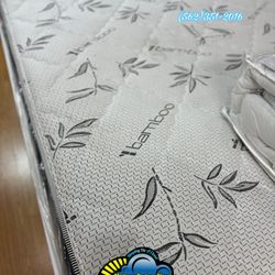 Bamboo Black Queen Mattress And Box Set New Cama 