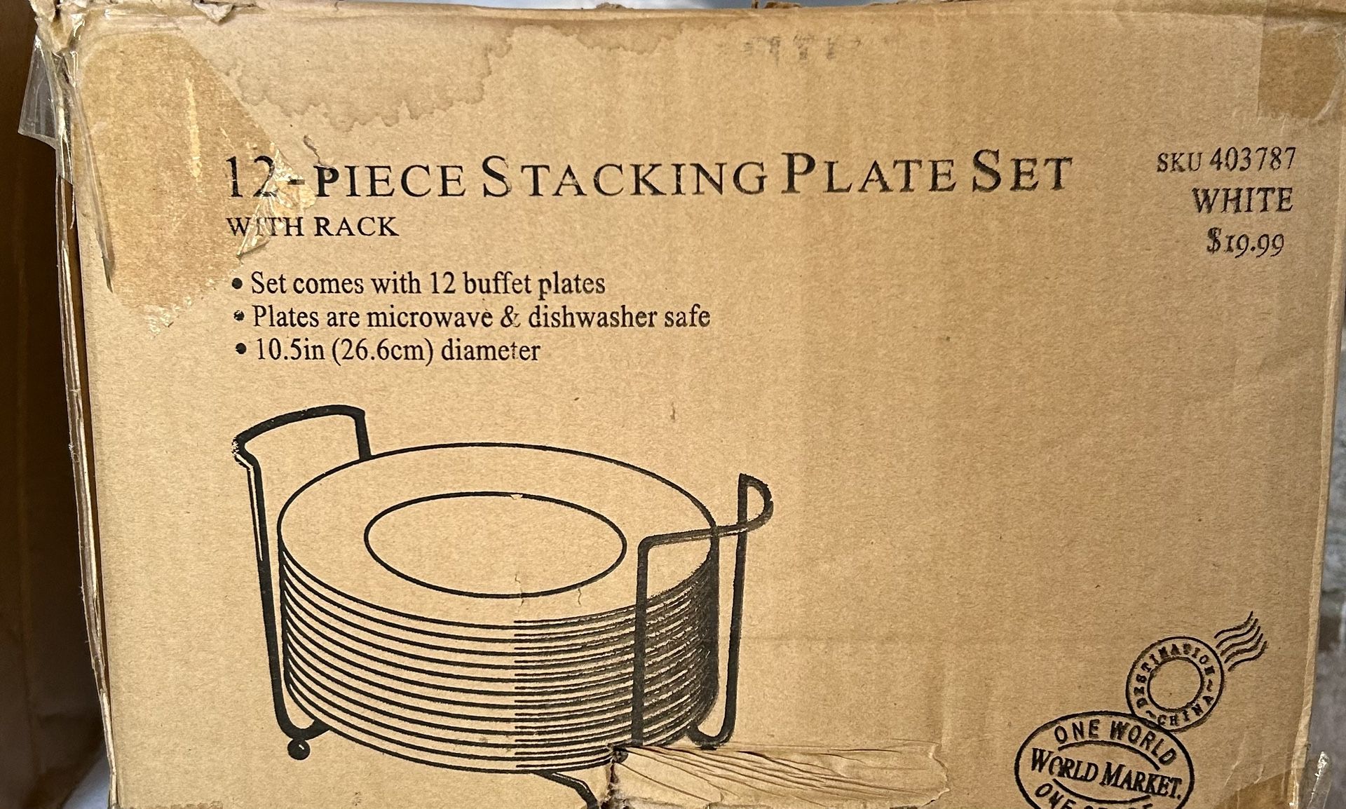 Stackable plates -12