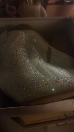 Bedazzled boots