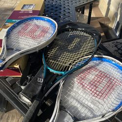 Tennis Racquets Set Of 3