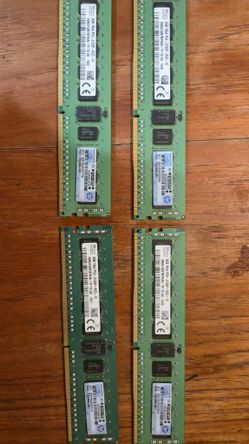 Hp 32GB - 4 X 8GB DDR4 ECC REGISTERED 2133mhz