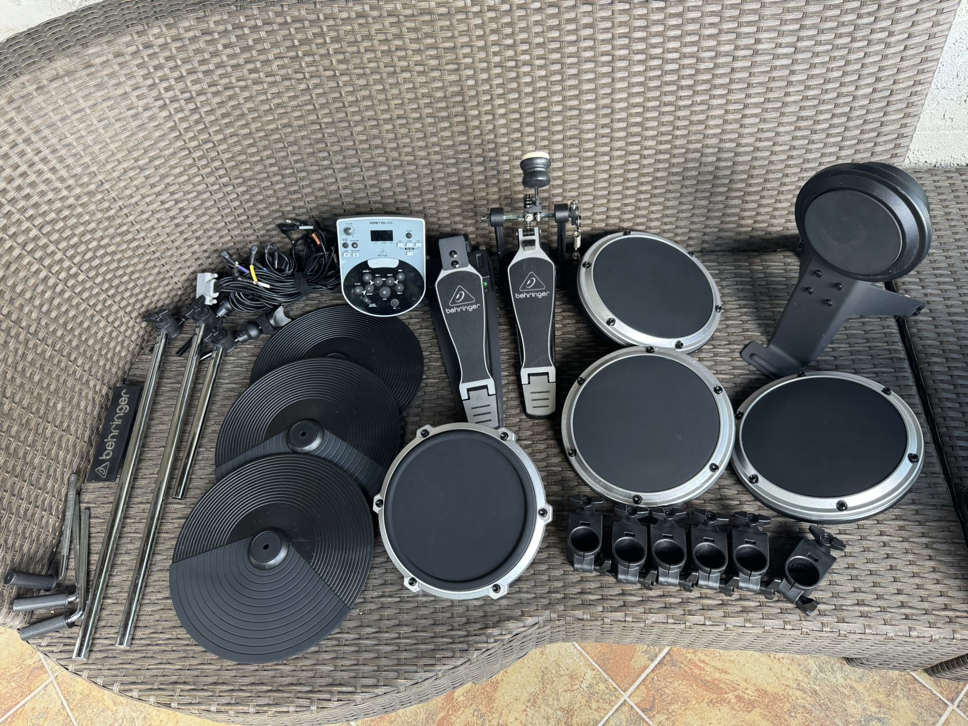 Behringer XD8USB Electronic Drum Set (INCOMPLETE)