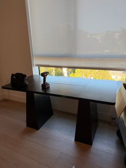 Brand new black wooden desk