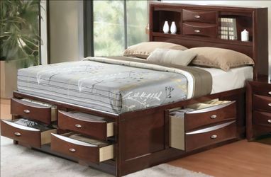 New Queen Bed Set and Storage