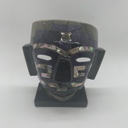 Vintage Stone & Abalone Mask