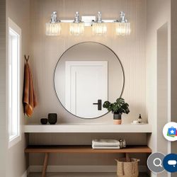 New In Box 4 Light Bathroom Fixtures 