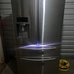 Samsung Stainless Steel Fridge Four-door $350 Firm (Free 60 Day Warranty) Same Day Delivery Available
