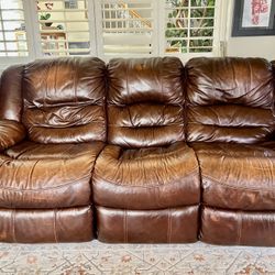 Leather Recliner sofas 