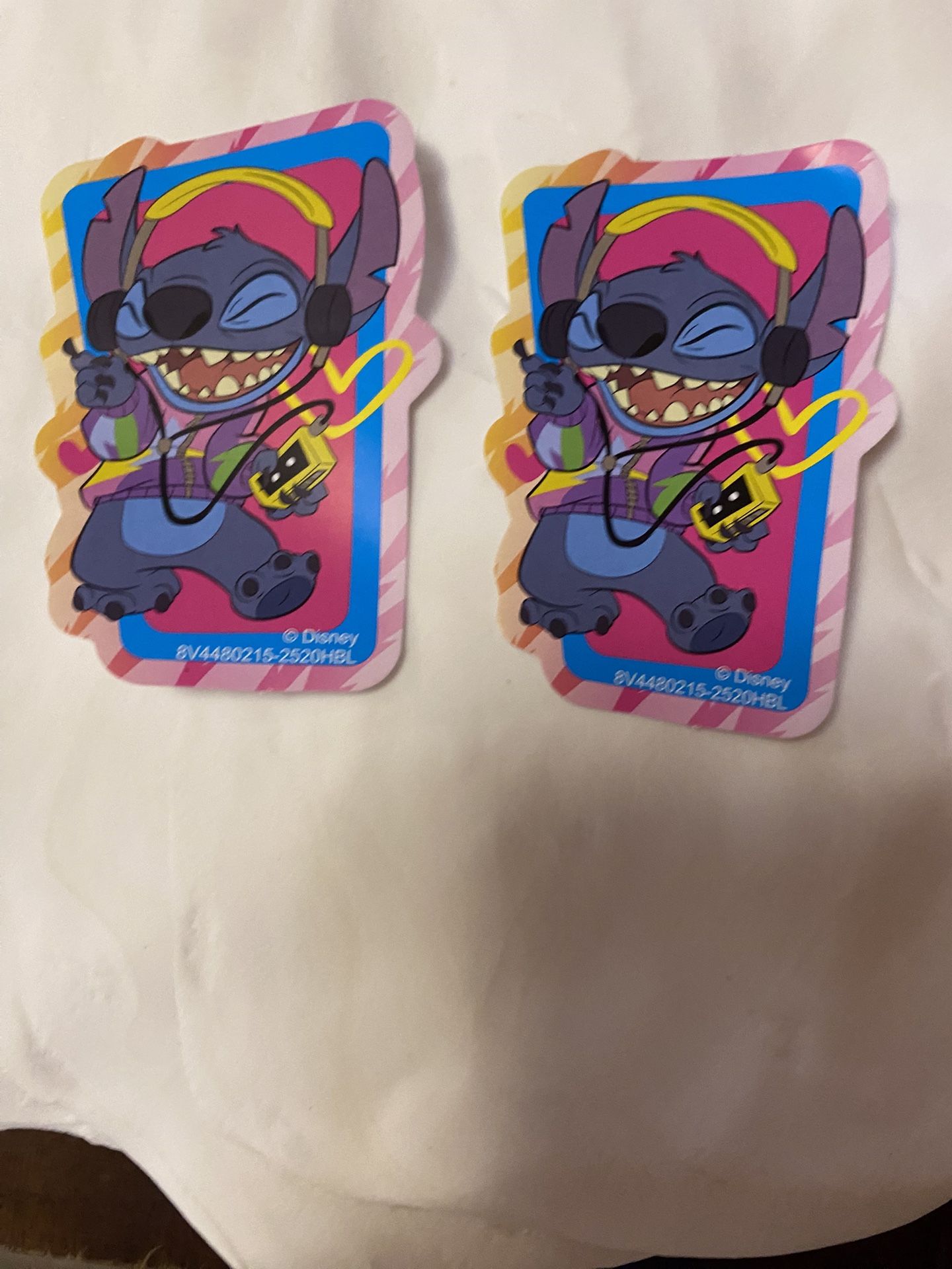Pack Of 2 Stitch Stickers
