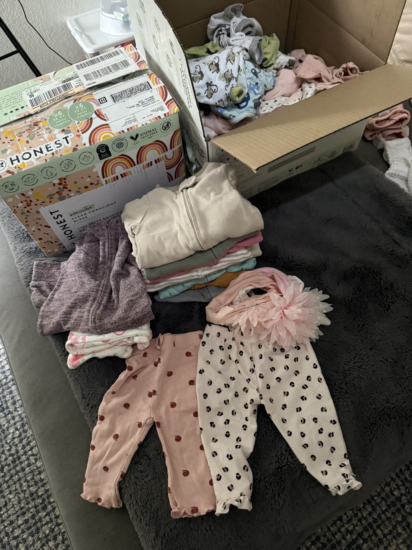 Baby Girl Clothes 0-6 Months