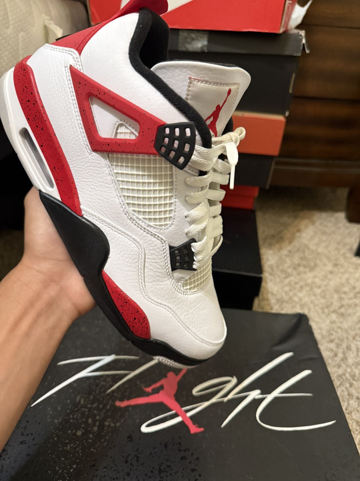 Jordan 4 Red Cement